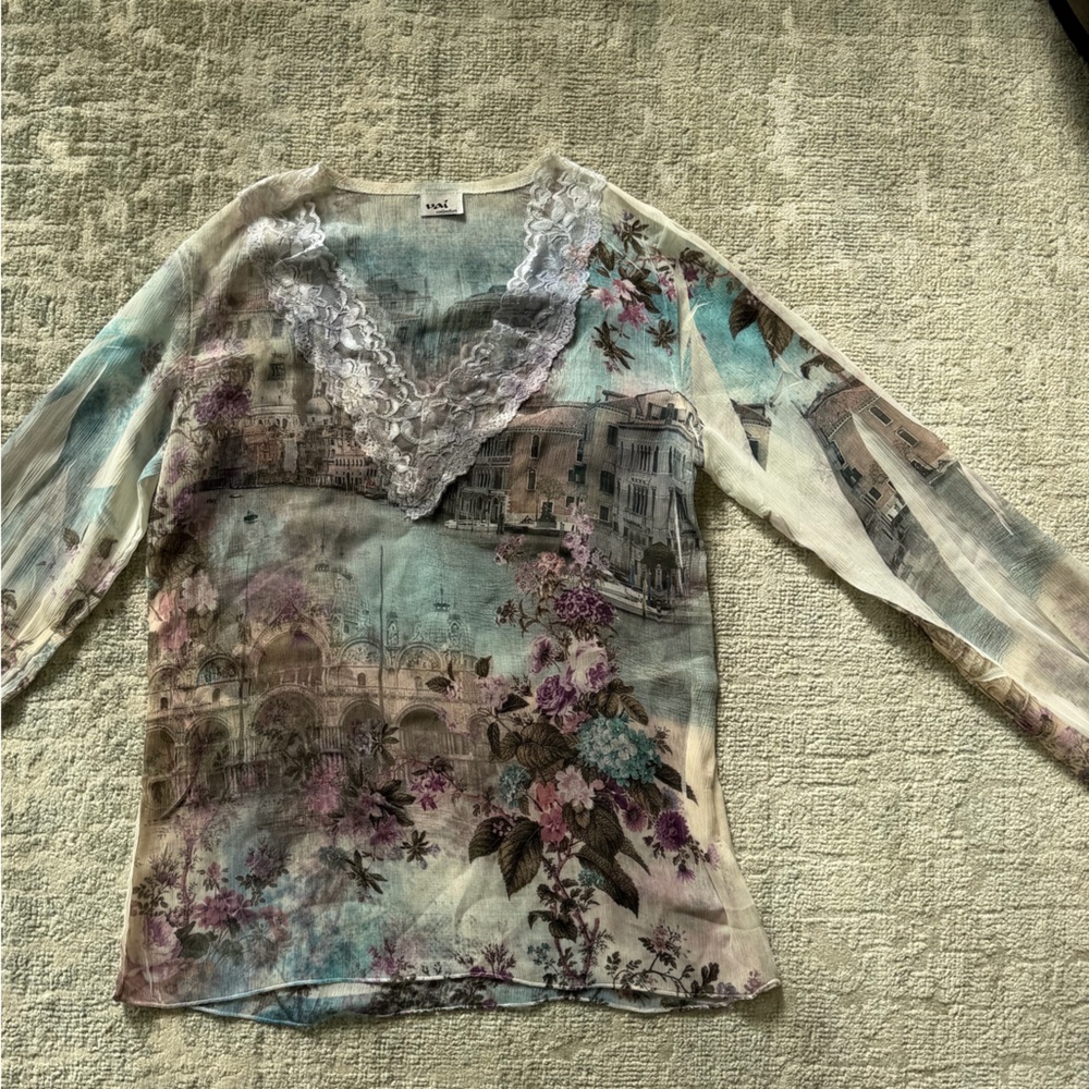 Vintage sheer top